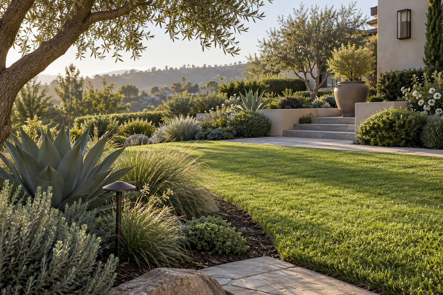Landscape Maintenance project by Campos Landscaping in the Perris area